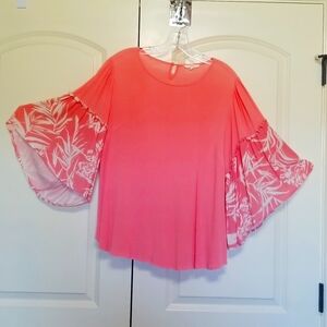 Peach blouse